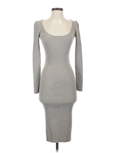 Pre-owned H&m Cocktail Dress In Gray