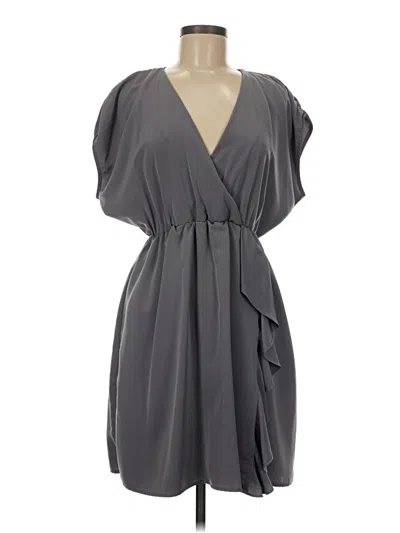 Pre-owned H&m Cocktail Dress In Gray