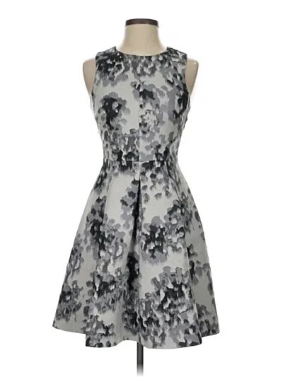 Pre-owned H&m Cocktail Dress In Gray