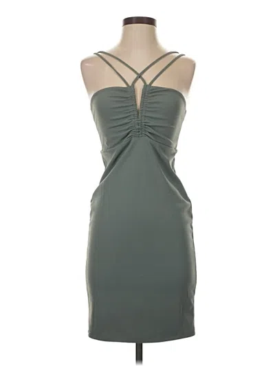 Pre-owned H&m Cocktail Dress In Gray