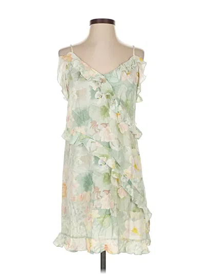 Pre-owned H&m Cocktail Dress In Green