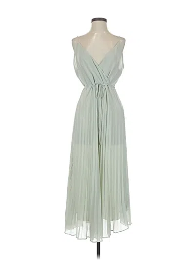 Pre-owned H&m Cocktail Dress In Green