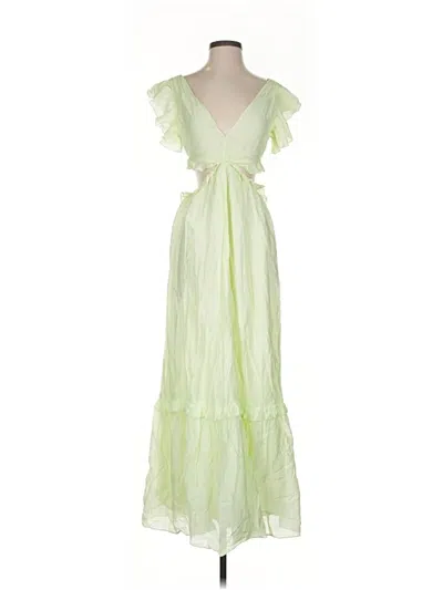 Pre-owned H&m Cocktail Dress In Green