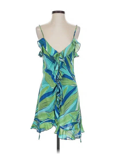 Pre-owned H&m Cocktail Dress In Green
