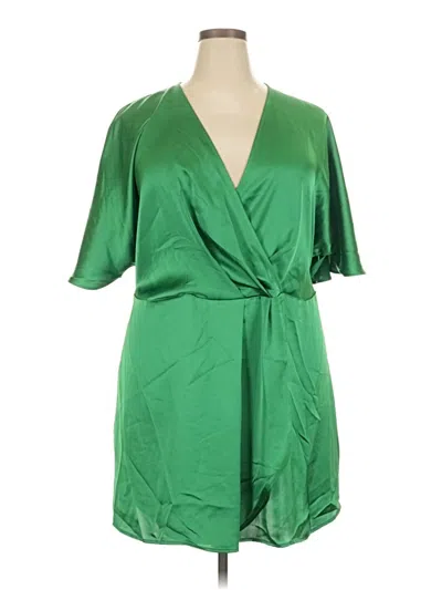Pre-owned H&m Cocktail Dress In Green