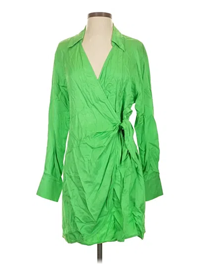 Pre-owned H&m Cocktail Dress In Green