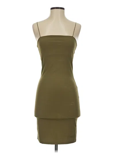 Pre-owned H&m Cocktail Dress In Green