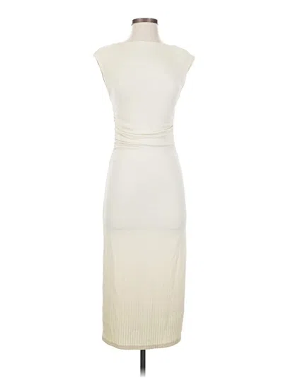 Pre-owned H&m Cocktail Dress In Ivory