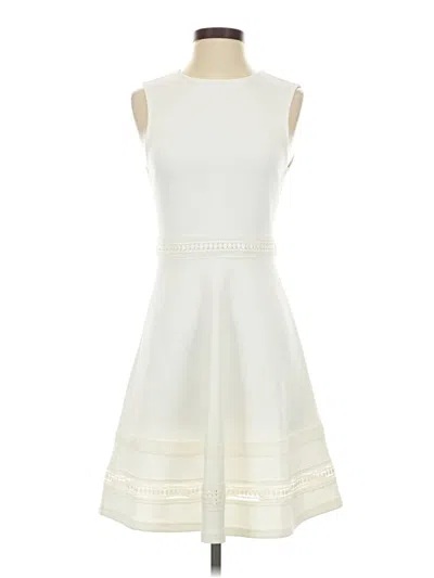 Pre-owned H&m Cocktail Dress In Ivory