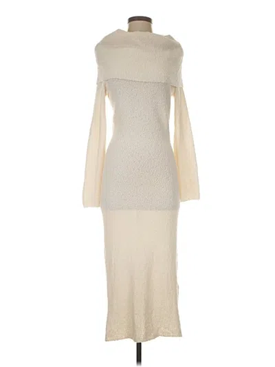 Pre-owned H&m Cocktail Dress In Ivory