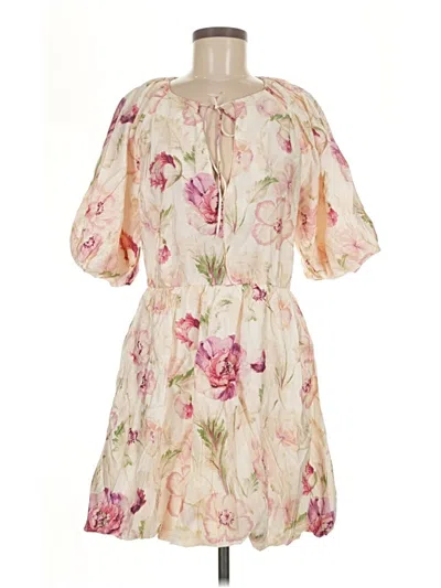 Pre-owned H&m Cocktail Dress In Ivory
