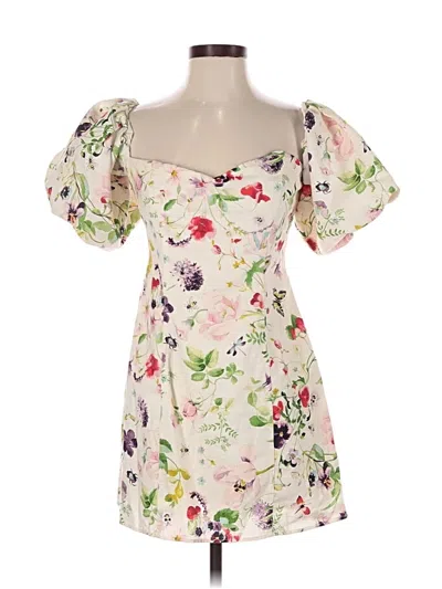 Pre-owned H&m Cocktail Dress In Ivory