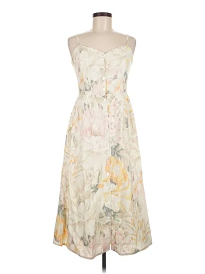 Pre-owned H&m Cocktail Dress In Ivory