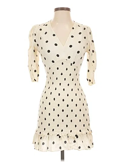 Pre-owned H&m Cocktail Dress In Ivory