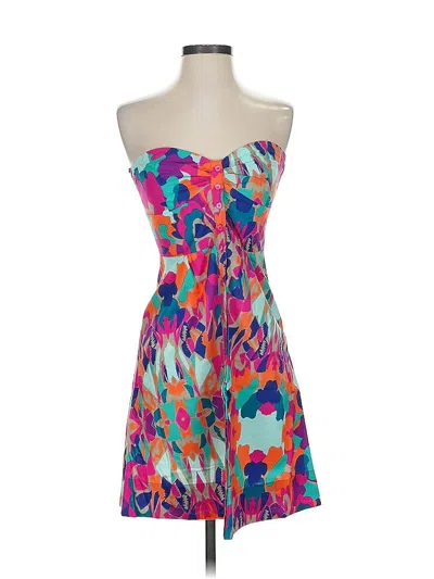 Pre-owned H&m Cocktail Dress In Multi