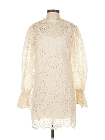 H&m Cocktail Dress In Neutral