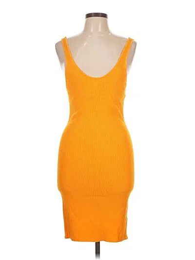 Pre-owned H&m Cocktail Dress In Orange