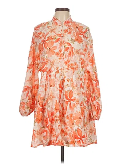 Pre-owned H&m Cocktail Dress In Orange