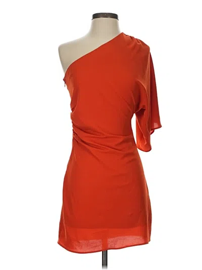 Pre-owned H&m Cocktail Dress In Orange