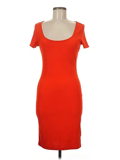 Pre-owned H&m Cocktail Dress In Orange