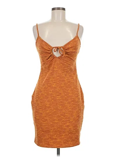 Pre-owned H&m Cocktail Dress In Orange