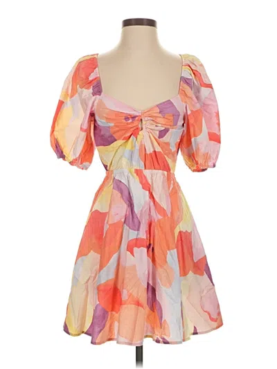 Pre-owned H&m Cocktail Dress In Orange