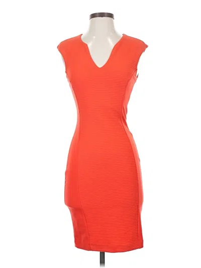 Pre-owned H&m Cocktail Dress In Orange