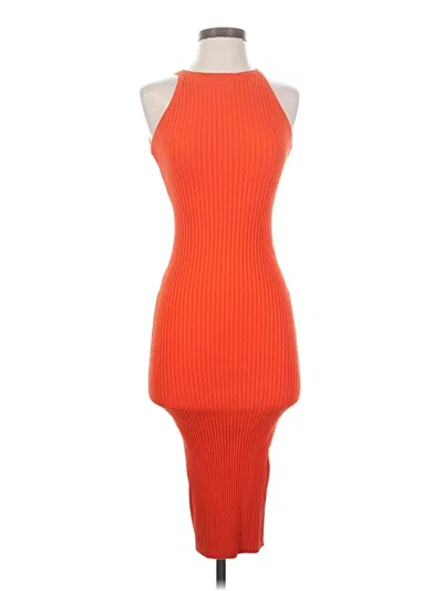 Pre-owned H&m Cocktail Dress In Orange