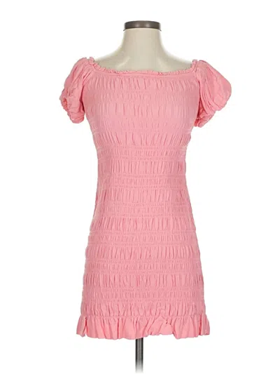 Pre-owned H&m Cocktail Dress In Pink