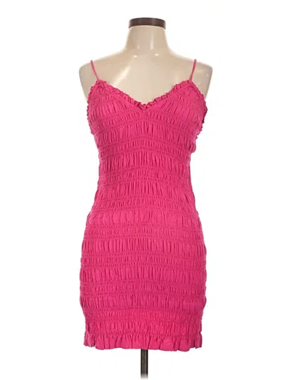 Pre-owned H&m Cocktail Dress In Pink