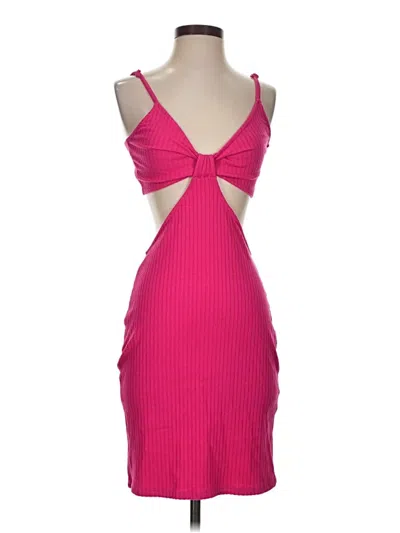 Pre-owned H&m Cocktail Dress In Pink
