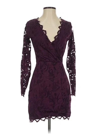 Pre-owned H&m Cocktail Dress In Purple