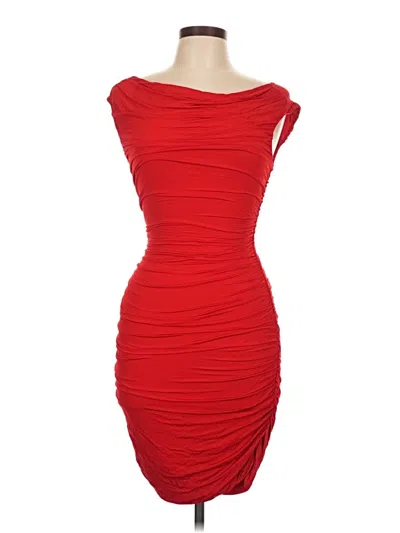 Pre-owned H&m Cocktail Dress In Red