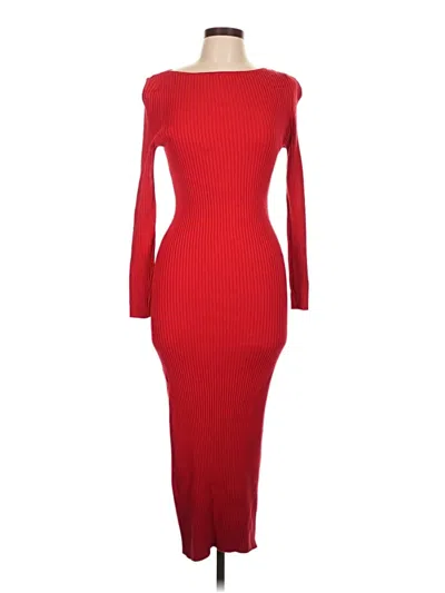 Pre-owned H&m Cocktail Dress In Red