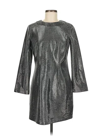 Pre-owned H&m Cocktail Dress In Silver