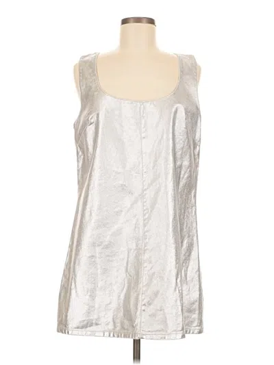 Pre-owned H&m Cocktail Dress In Silver