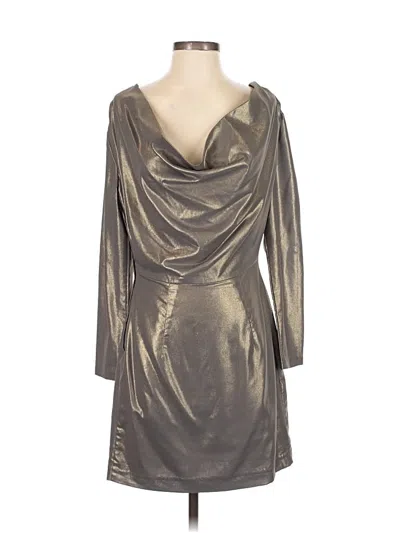 Pre-owned H&m Cocktail Dress In Silver