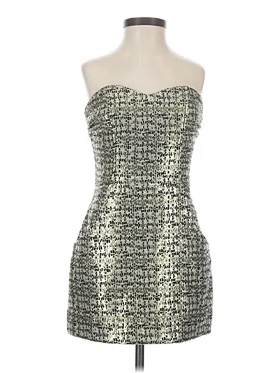 Pre-owned H&m Cocktail Dress In Silver