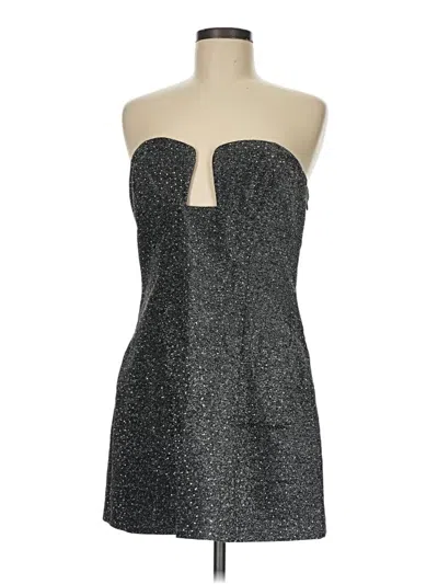 Pre-owned H&m Cocktail Dress In Silver