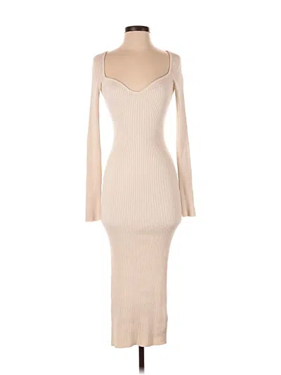 Pre-owned H&m Cocktail Dress In Tan