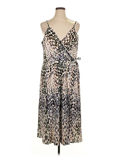 Pre-owned H&m Cocktail Dress In Tan