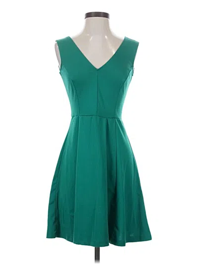 Pre-owned H&m Cocktail Dress In Teal