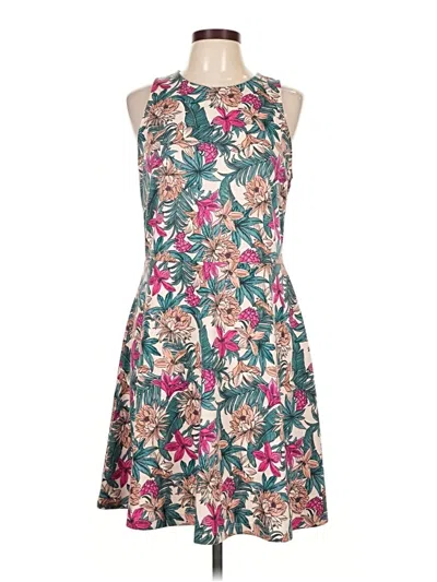 Pre-owned H&m Cocktail Dress In Teal