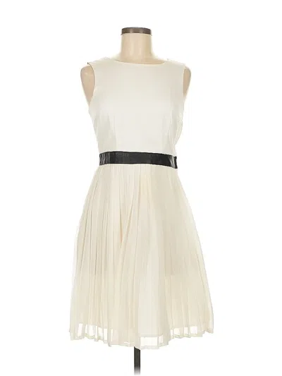 Pre-owned H&m Cocktail Dress In White