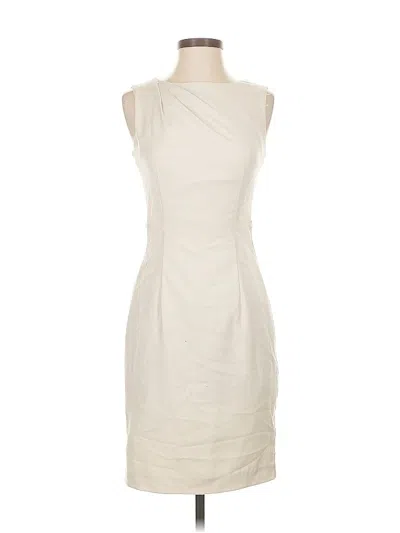 Pre-owned H&m Cocktail Dress In White