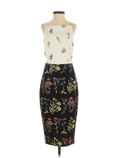 Pre-owned H&m Cocktail Dress In White