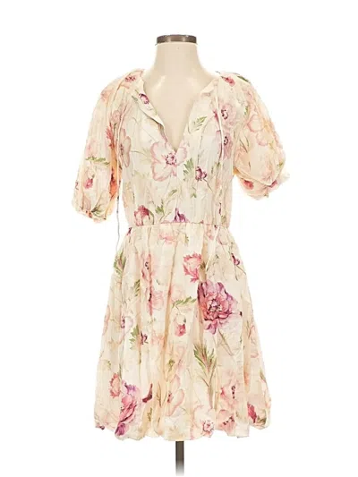 Pre-owned H&m Cocktail Dress In White