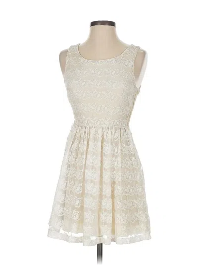 Pre-owned H&m Cocktail Dress In White