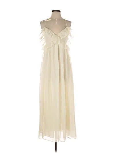 Pre-owned H&m Cocktail Dress In White