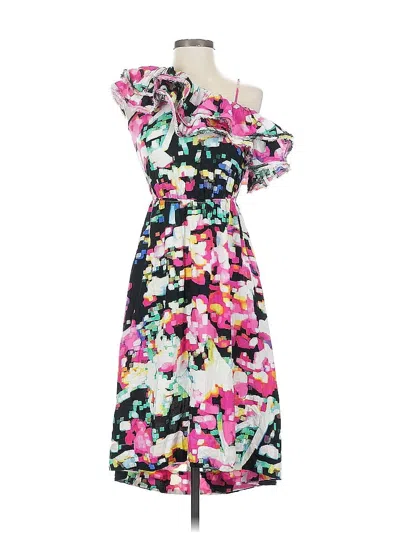 Pre-owned H&m Cocktail Dress In White